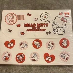 Hello Kitty 40th Anniversary Post Office Japan Exclusive Plastic Document Case